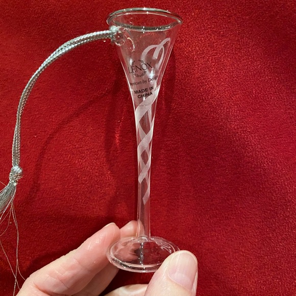 NWT/NIB Lenox 2014 Toasting Flutes ornaments (set of two) - Picture 3 of 6